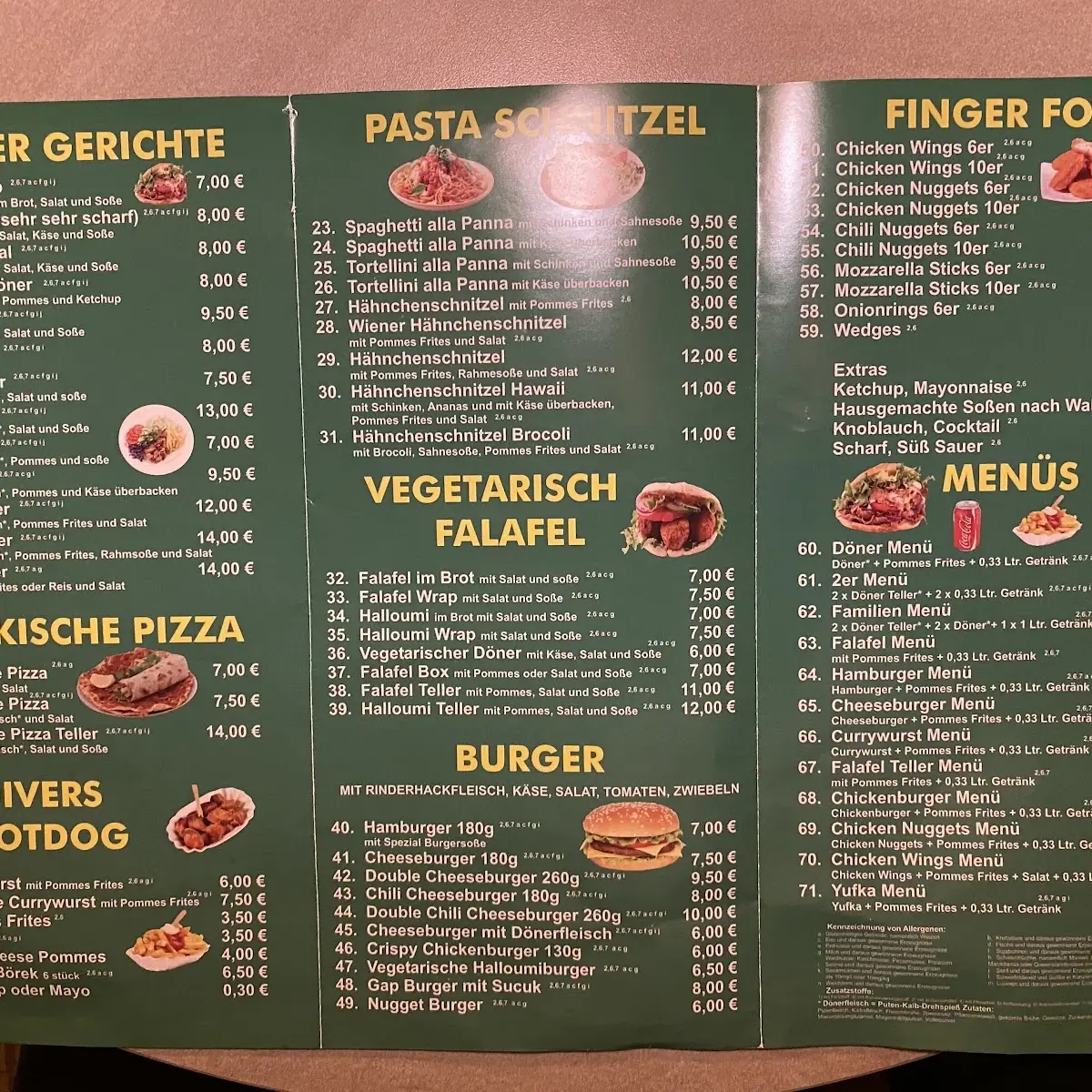 Speisekarte photo 1