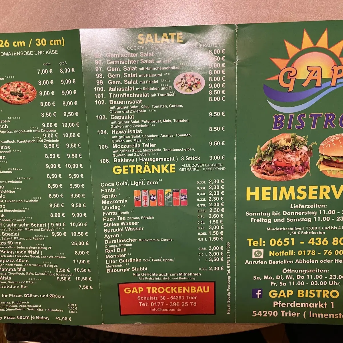 Speisekarte photo 2