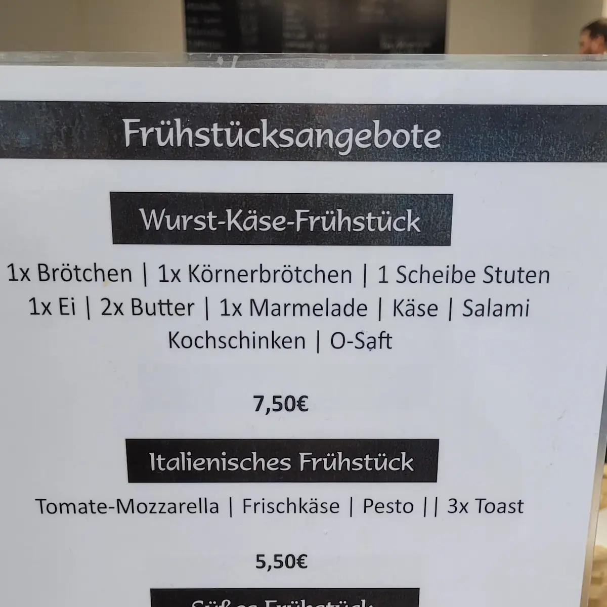 Speisekarte photo 1
