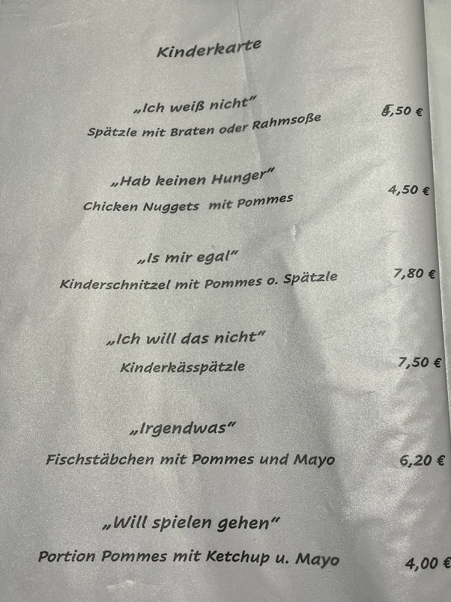 Speisekarte photo 2