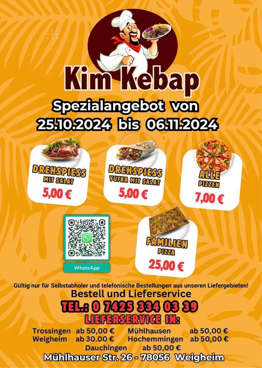 Speisekarte, Kim Kebap