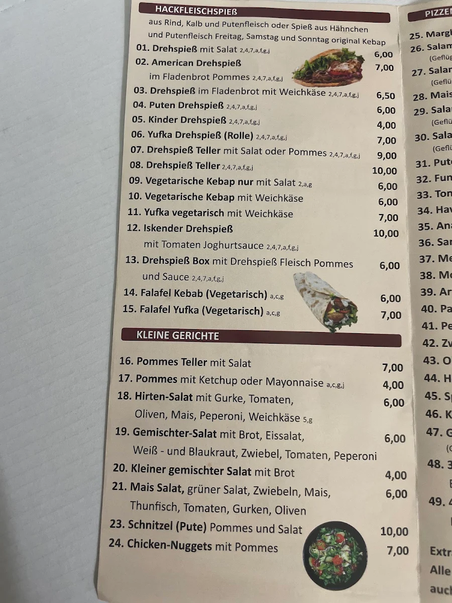 Speisekarte, Kim Kebap
