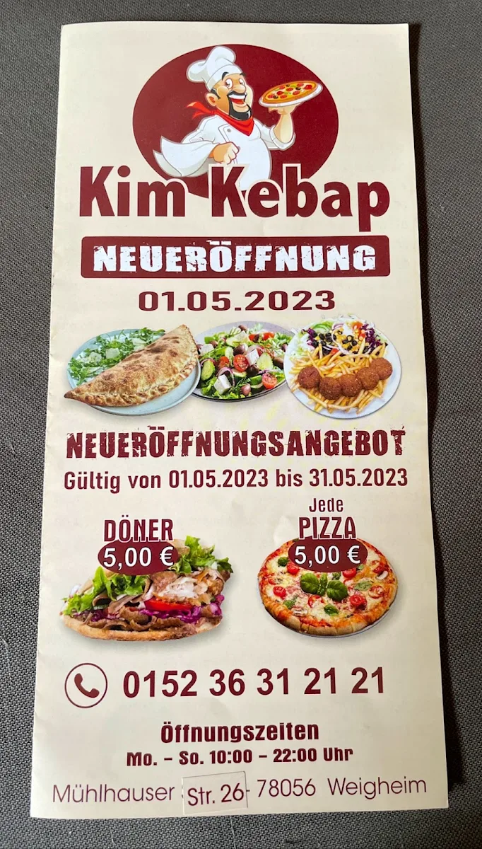 Speisekarte, Kim Kebap