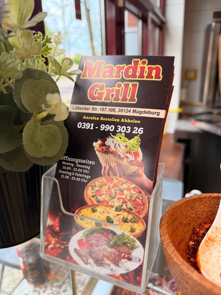 Speisekarte, Mardin Grill Magdeburg