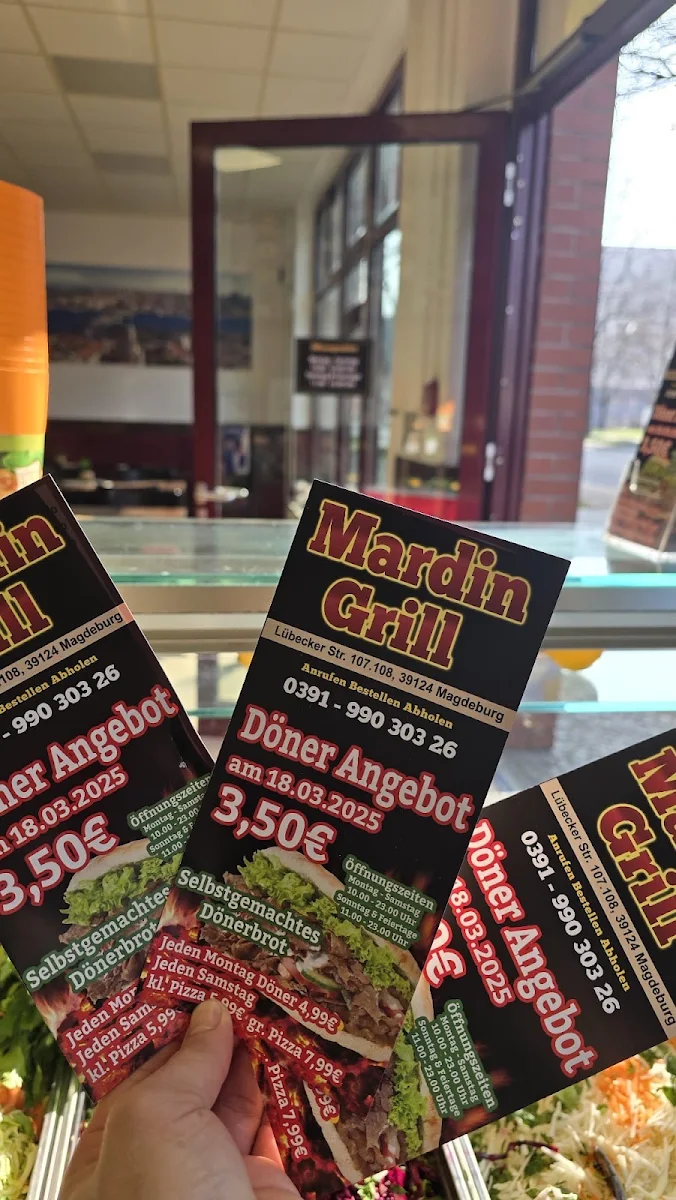 Speisekarte, Mardin Grill Magdeburg