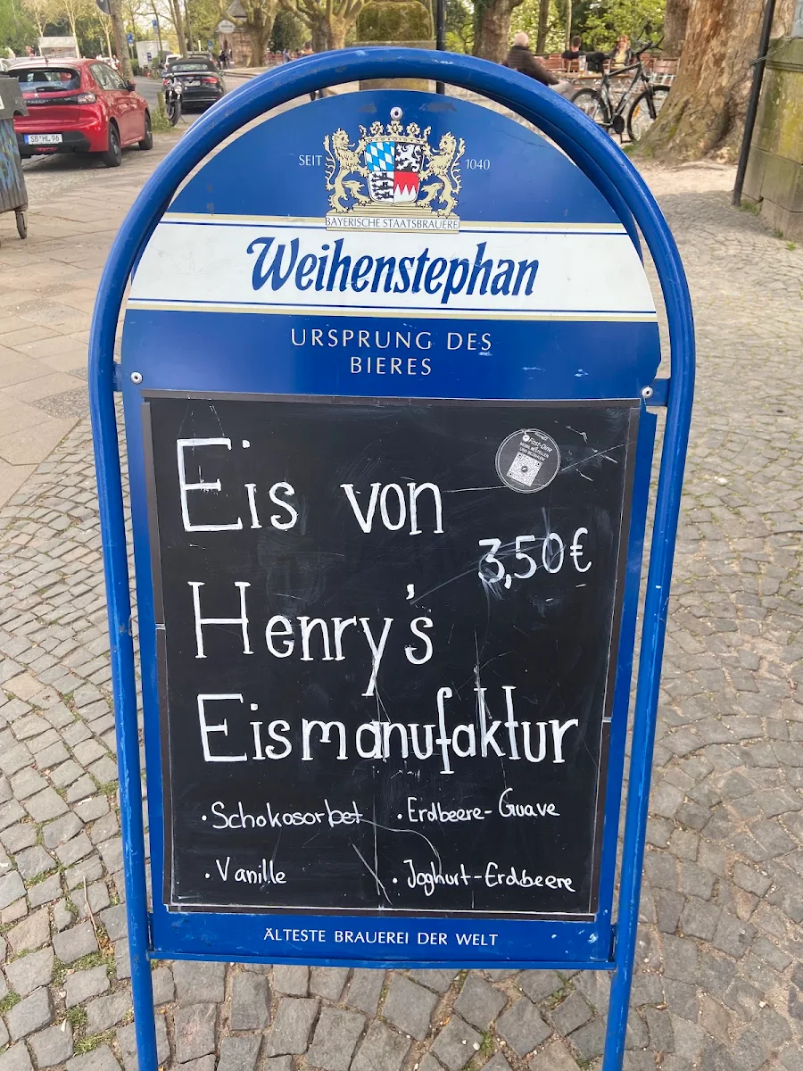 Speisekarte, Platanen-Café