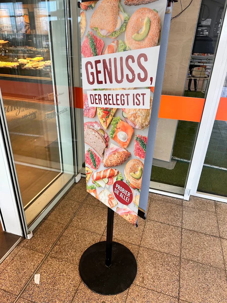 Speisekarte, Junge Die Bäckerei.