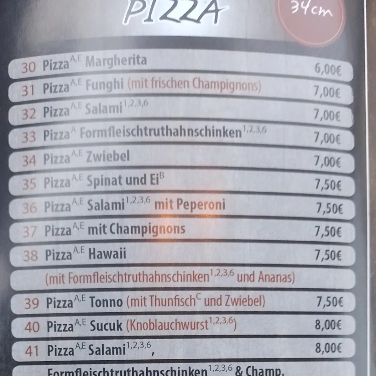 Speisekarte photo 4