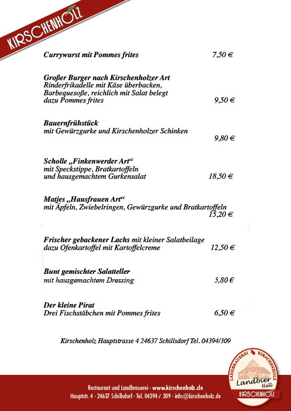 Speisekarte photo 2