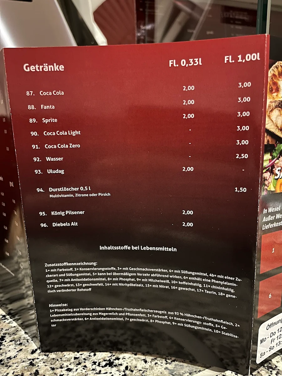 Speisekarte photo 2