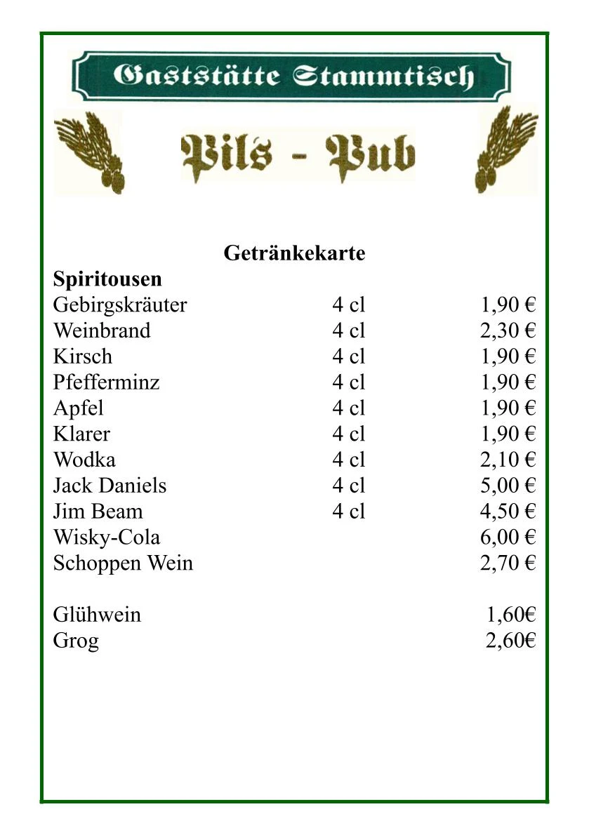Speisekarte photo 1