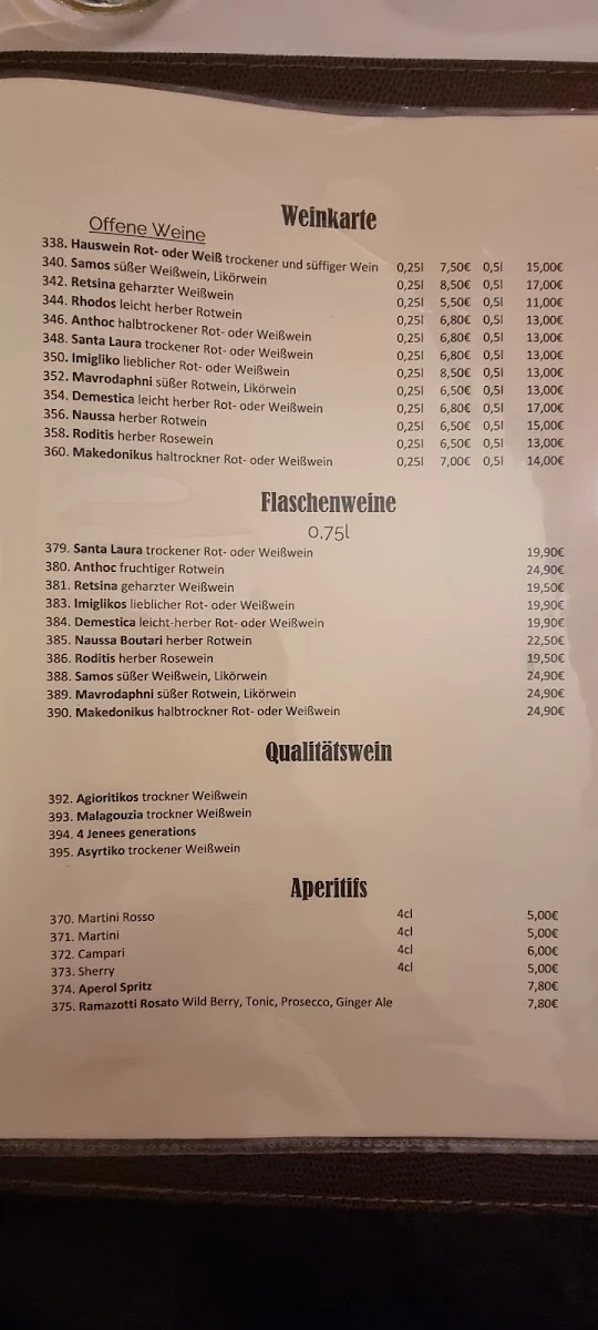 Speisekarte photo 2