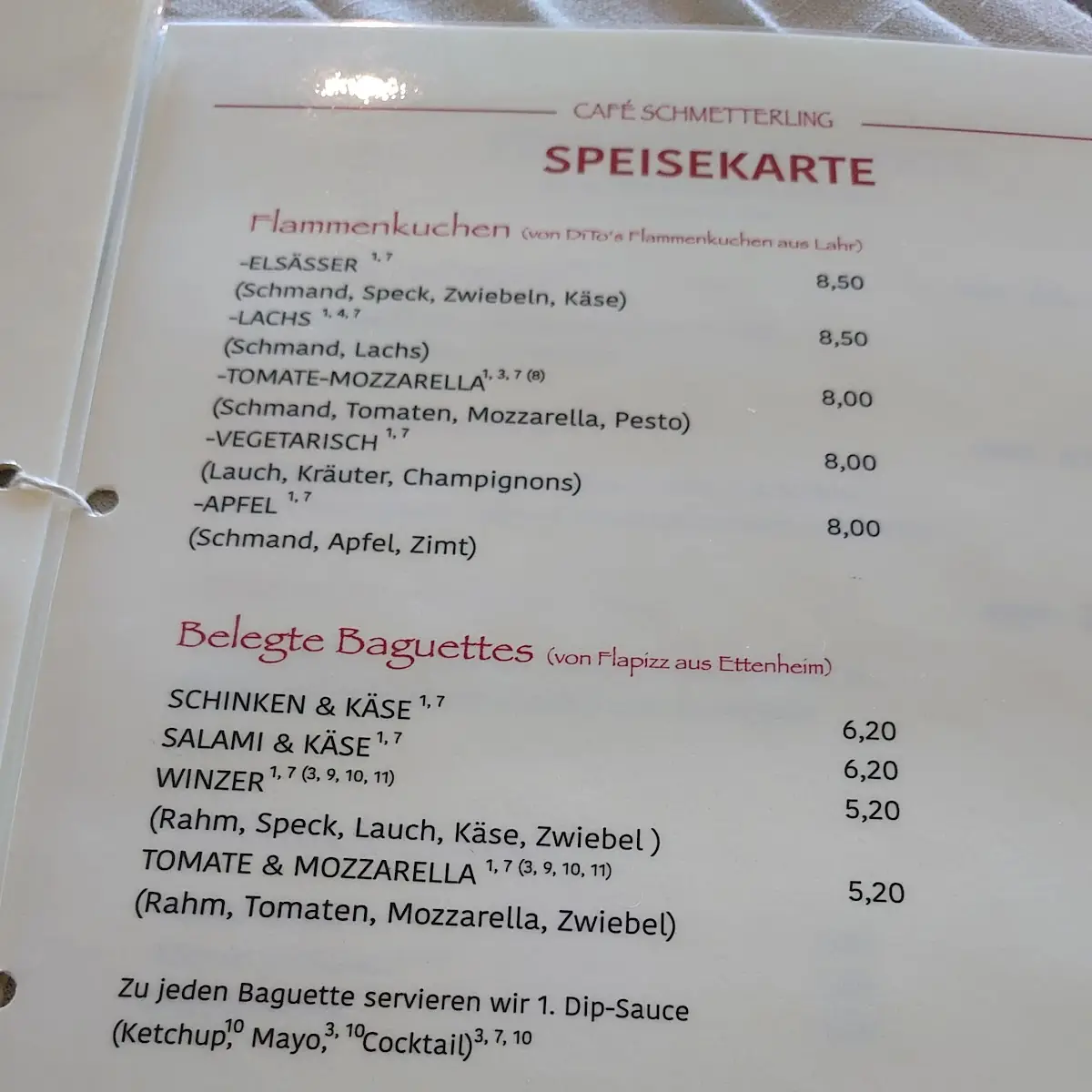 Speisekarte photo 1
