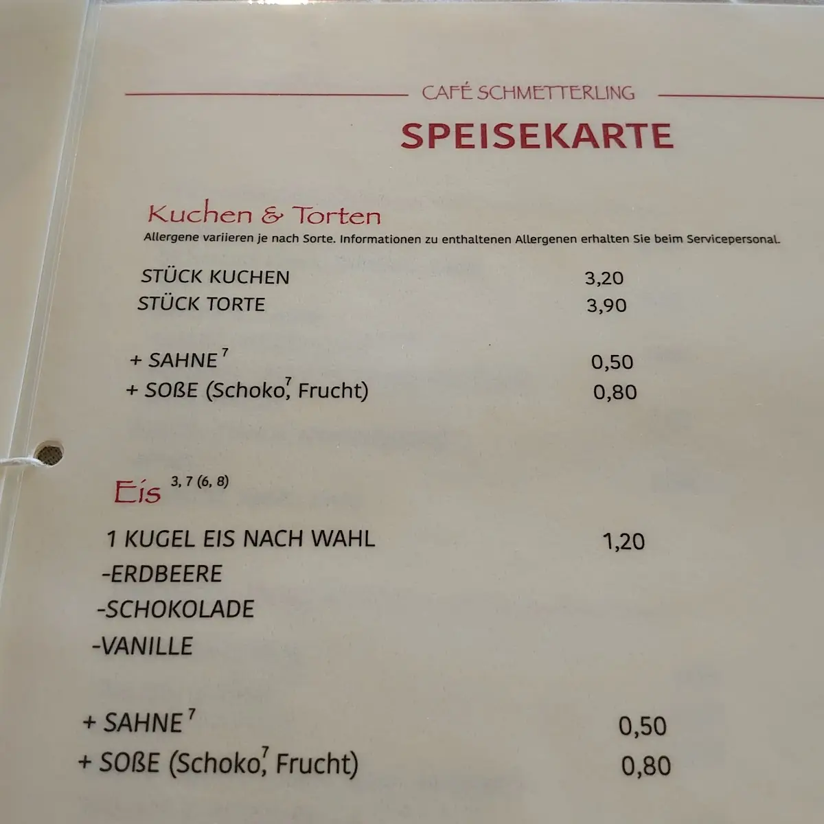 Speisekarte photo 4