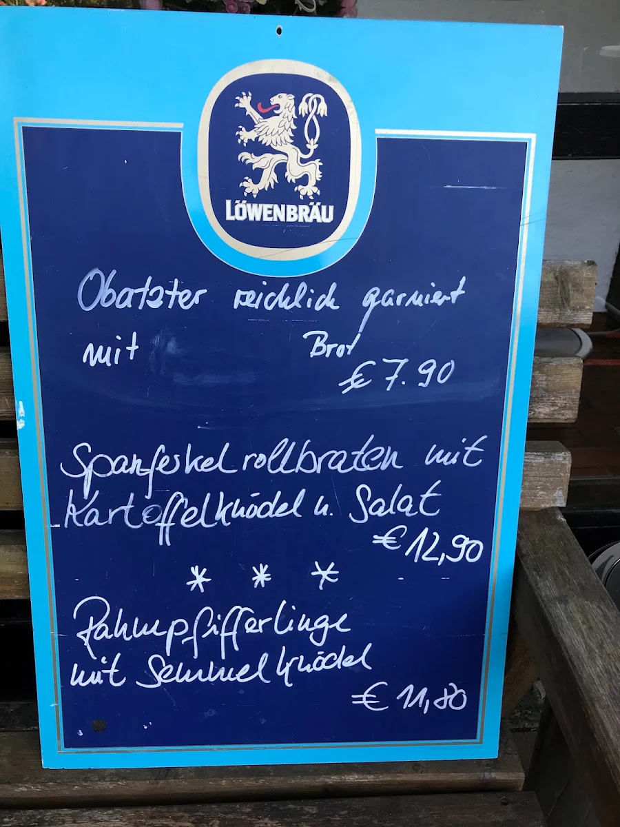 Speisekarte, Waldgaststätte Schreiner Restaurant