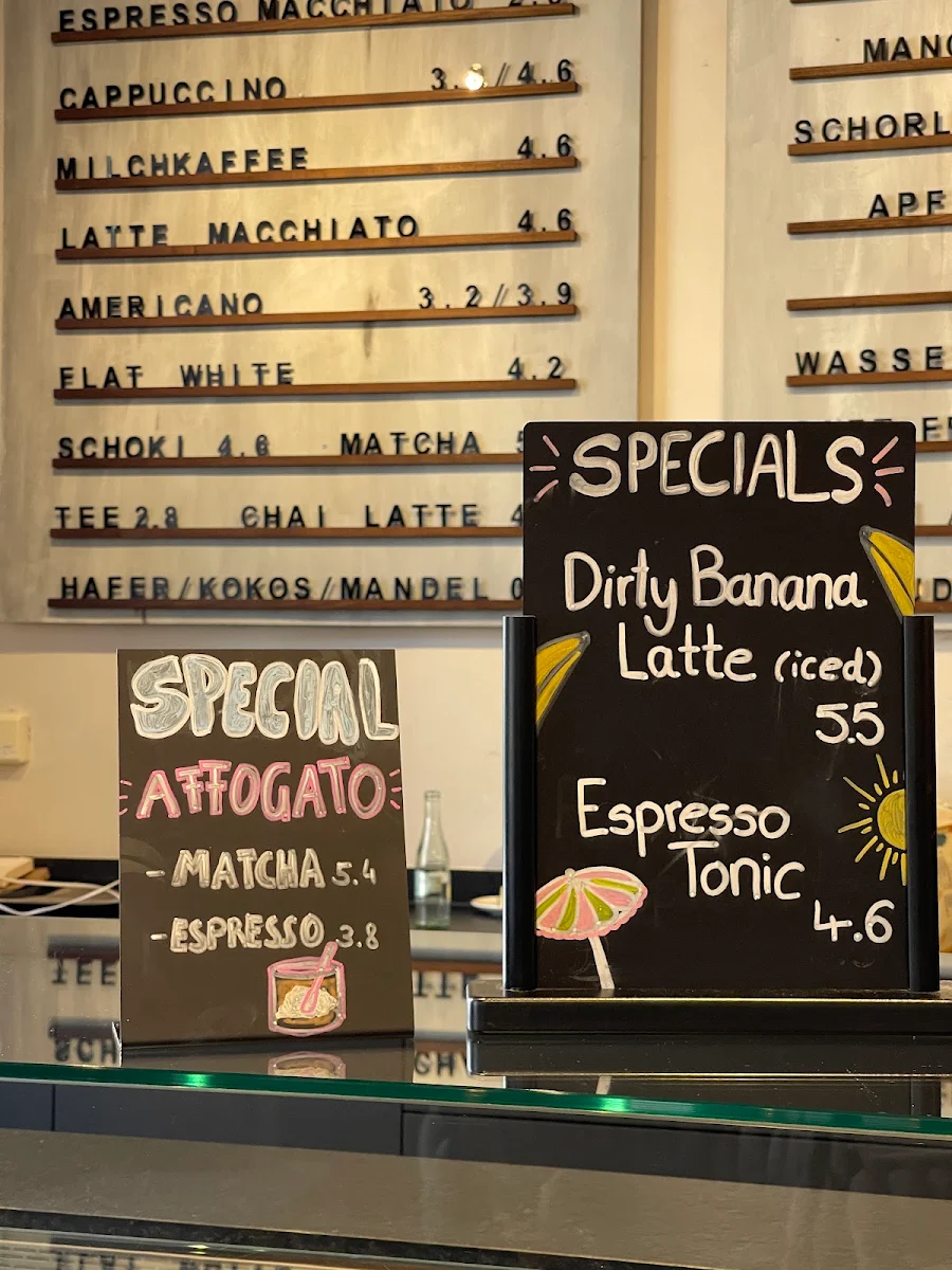 Speisekarte, BaTo Café
