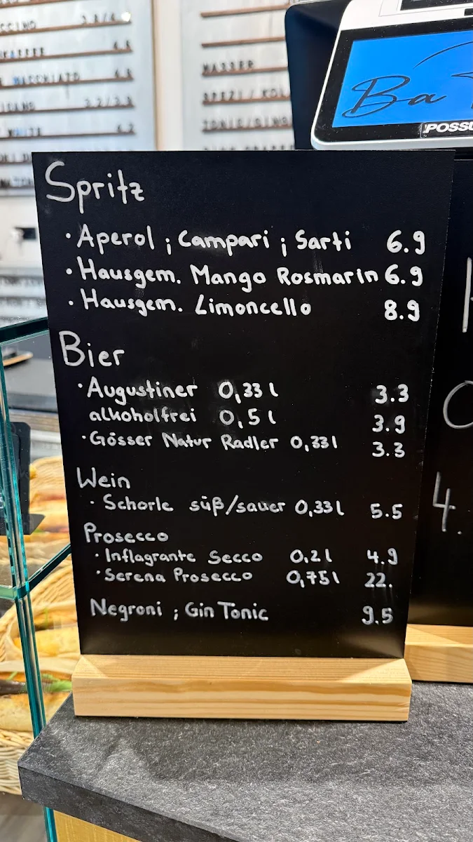 Speisekarte, BaTo Café