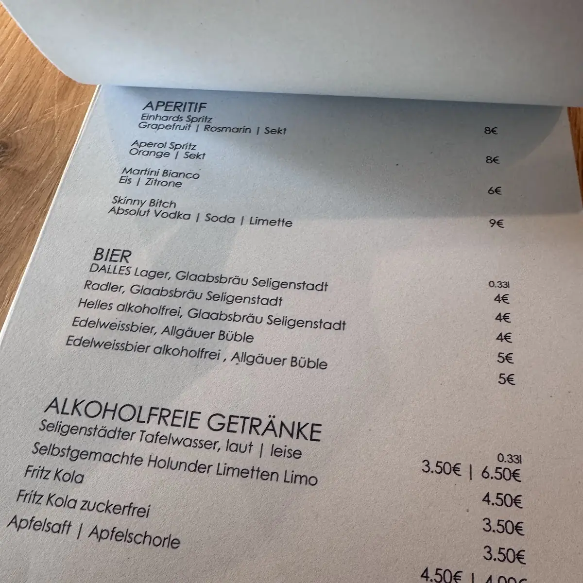 Speisekarte photo 2