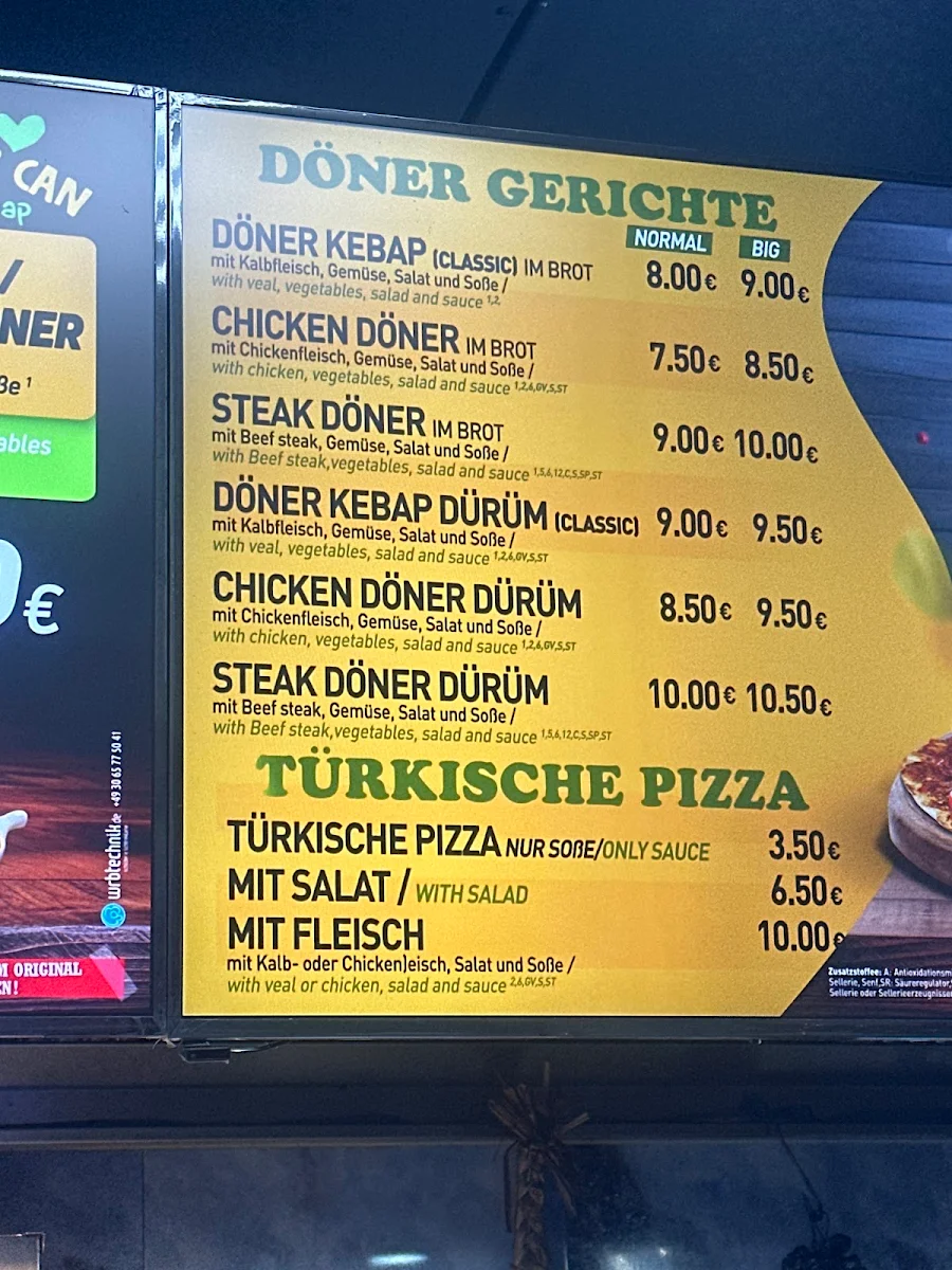Speisekarte photo 1