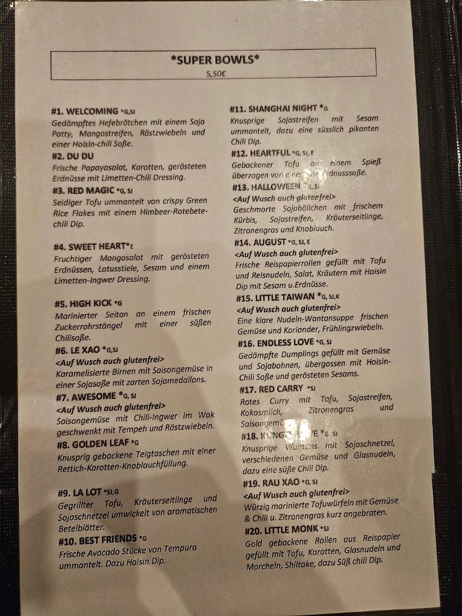 Speisekarte photo 2