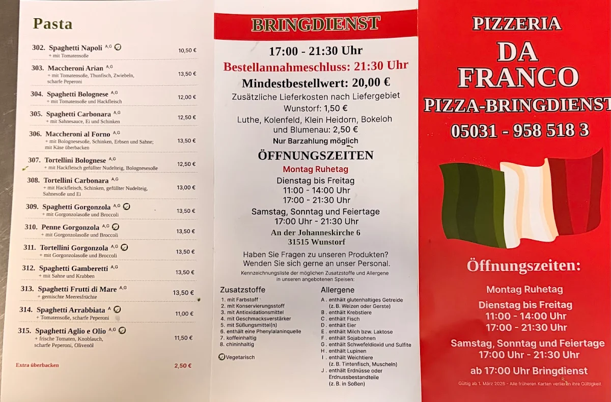 Speisekarte photo 1