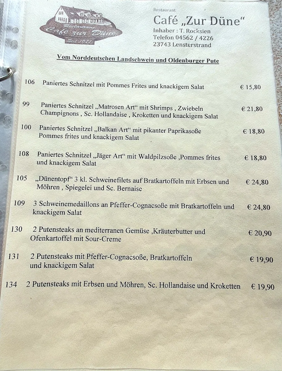 Speisekarte photo 1
