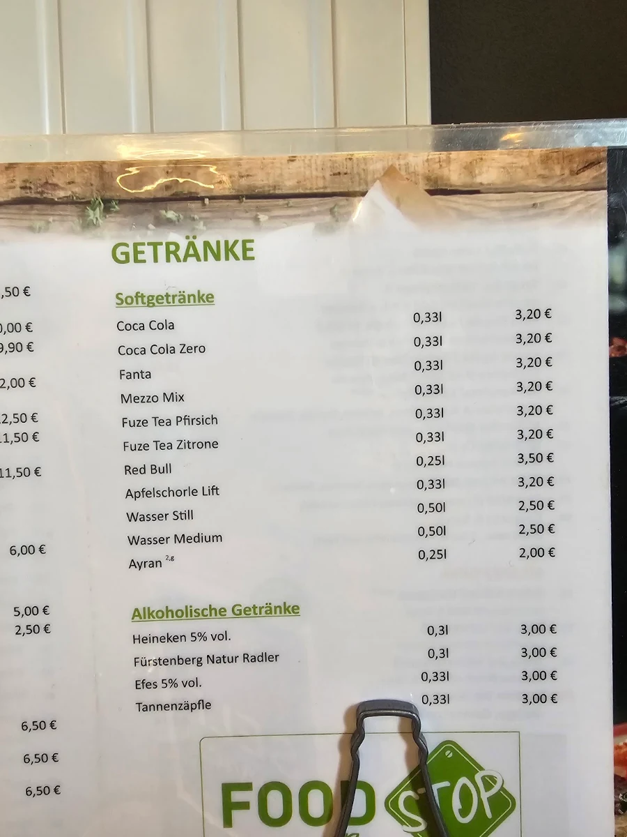 Speisekarte photo 2