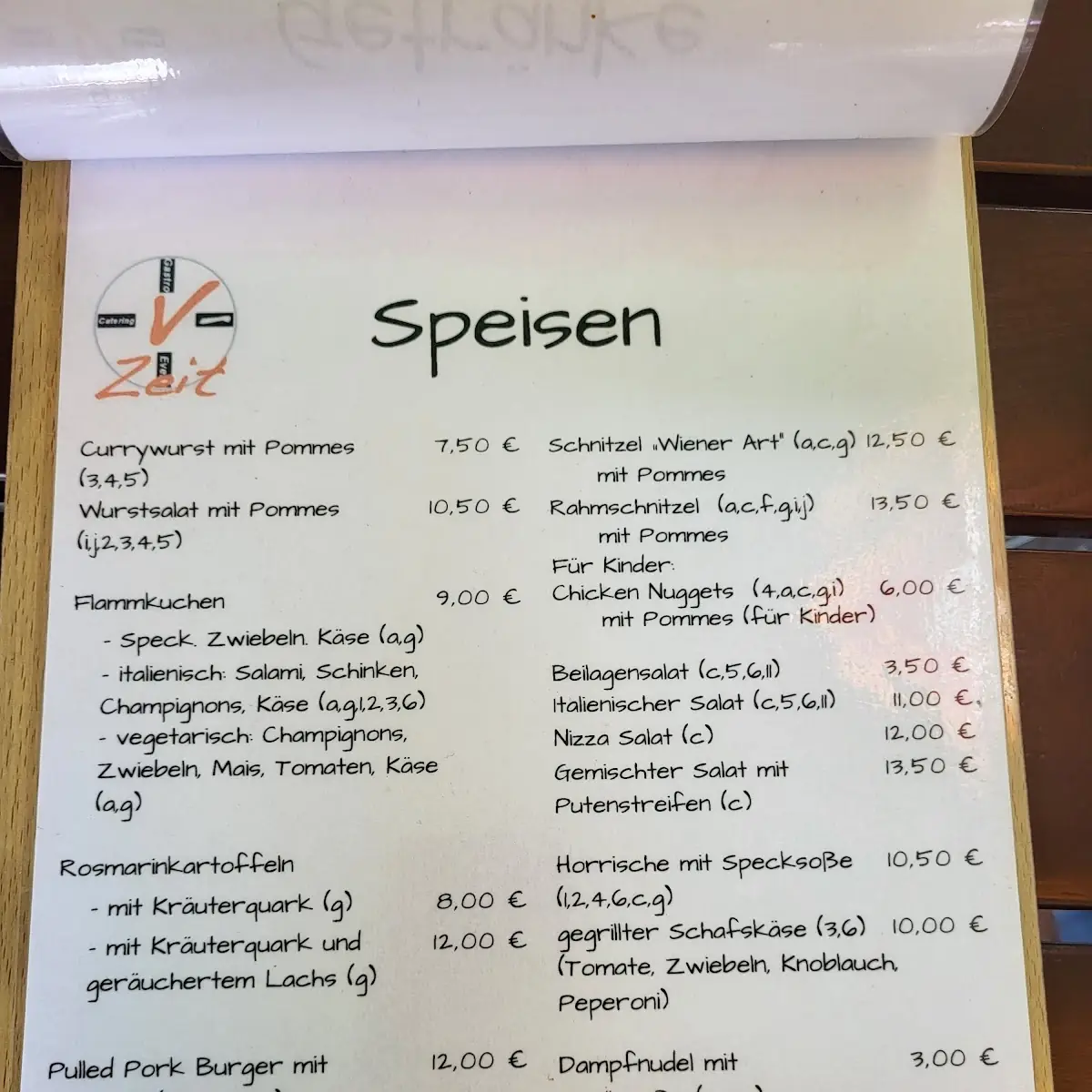 Speisekarte photo 2