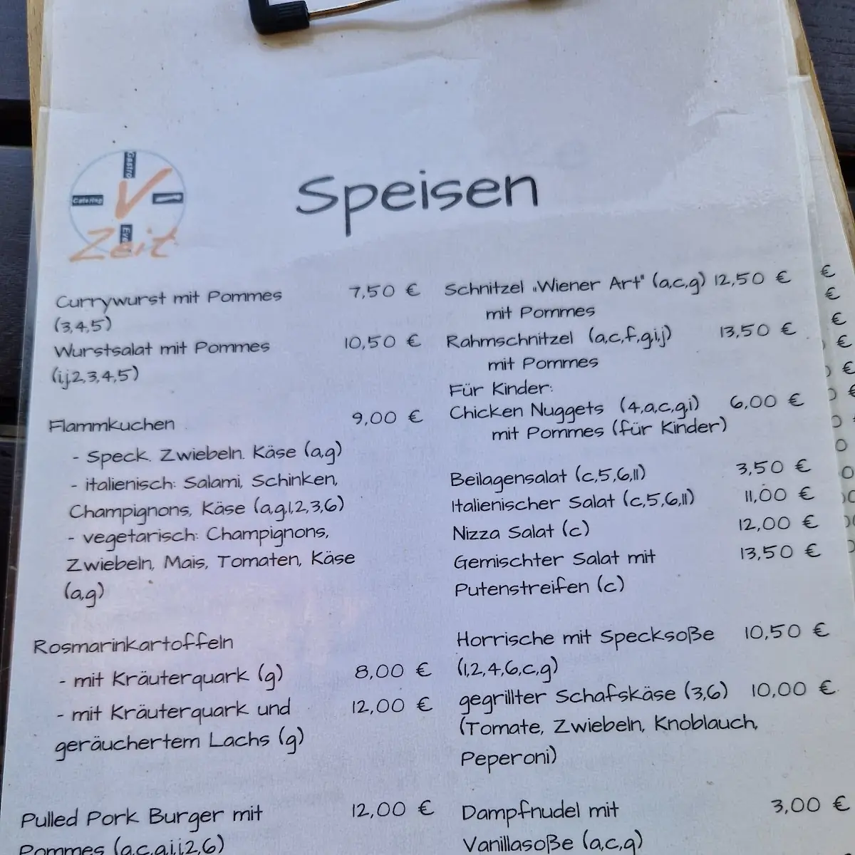 Speisekarte photo 3
