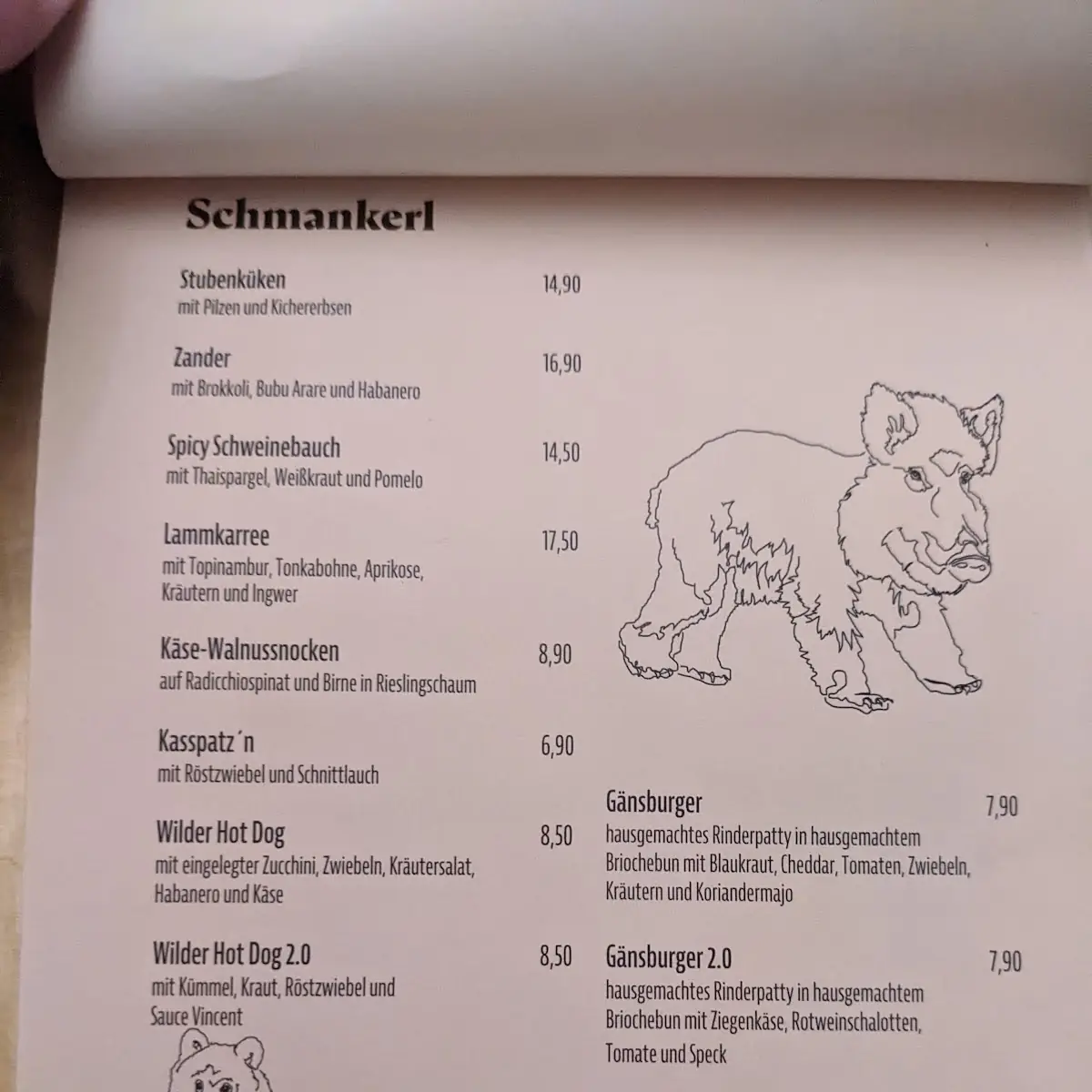 Speisekarte photo 5