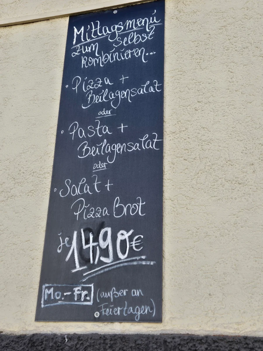 Speisekarte, Da Renato