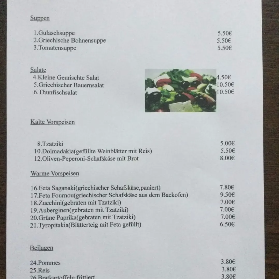 Speisekarte photo 4