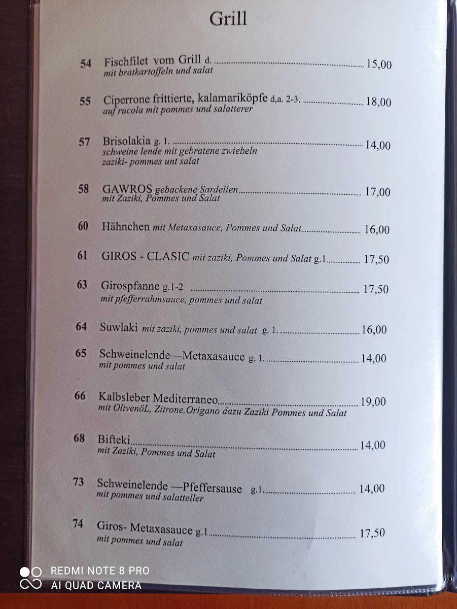 Speisekarte photo 3