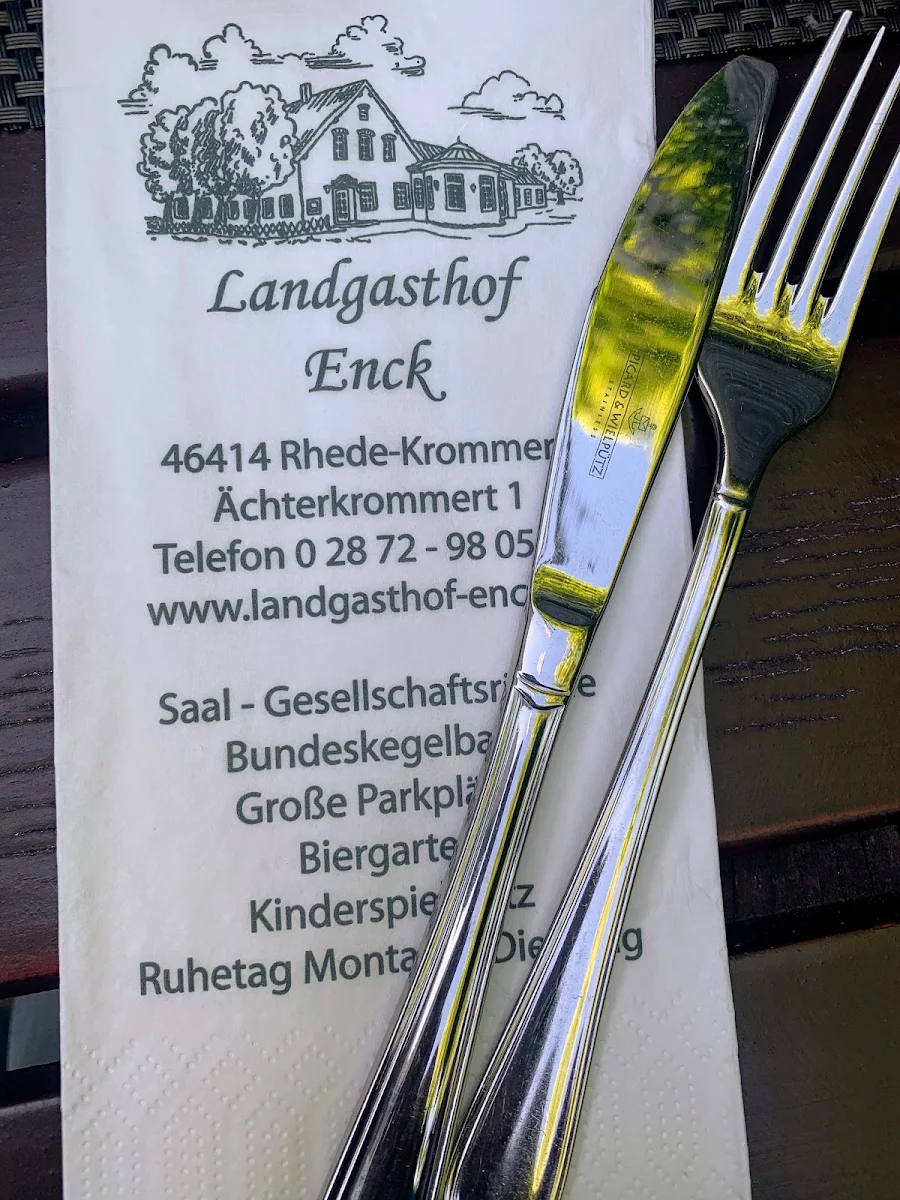 Speisekarte, Landgasthof Enck e.K.