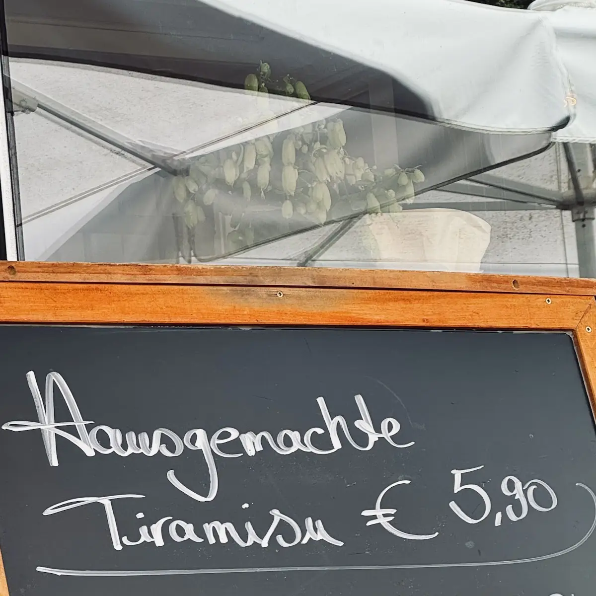 Speisekarte, Café Im Garten Eden