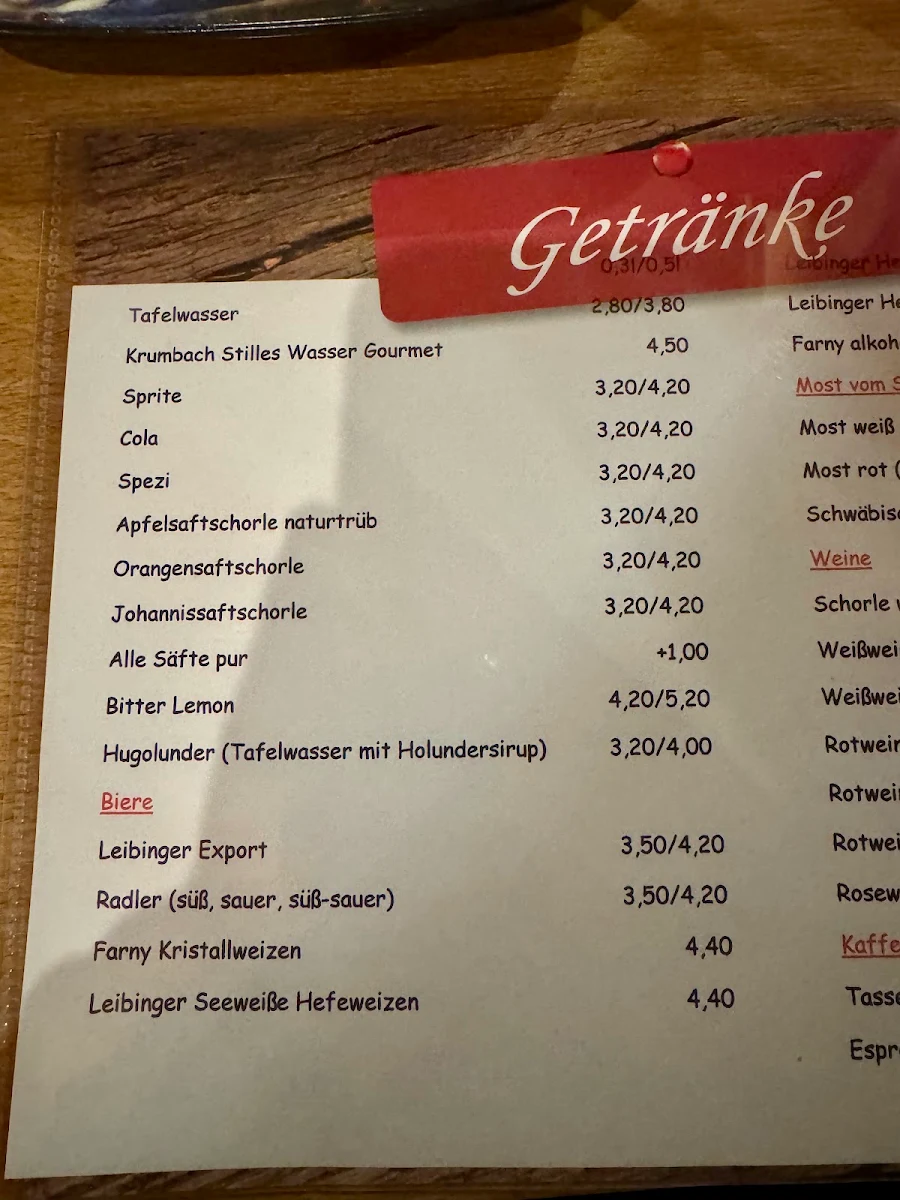 Speisekarte photo 7