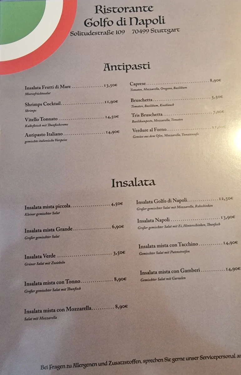 Speisekarte photo 2