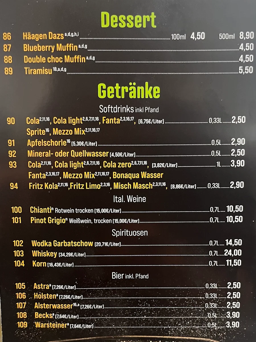Speisekarte photo 1