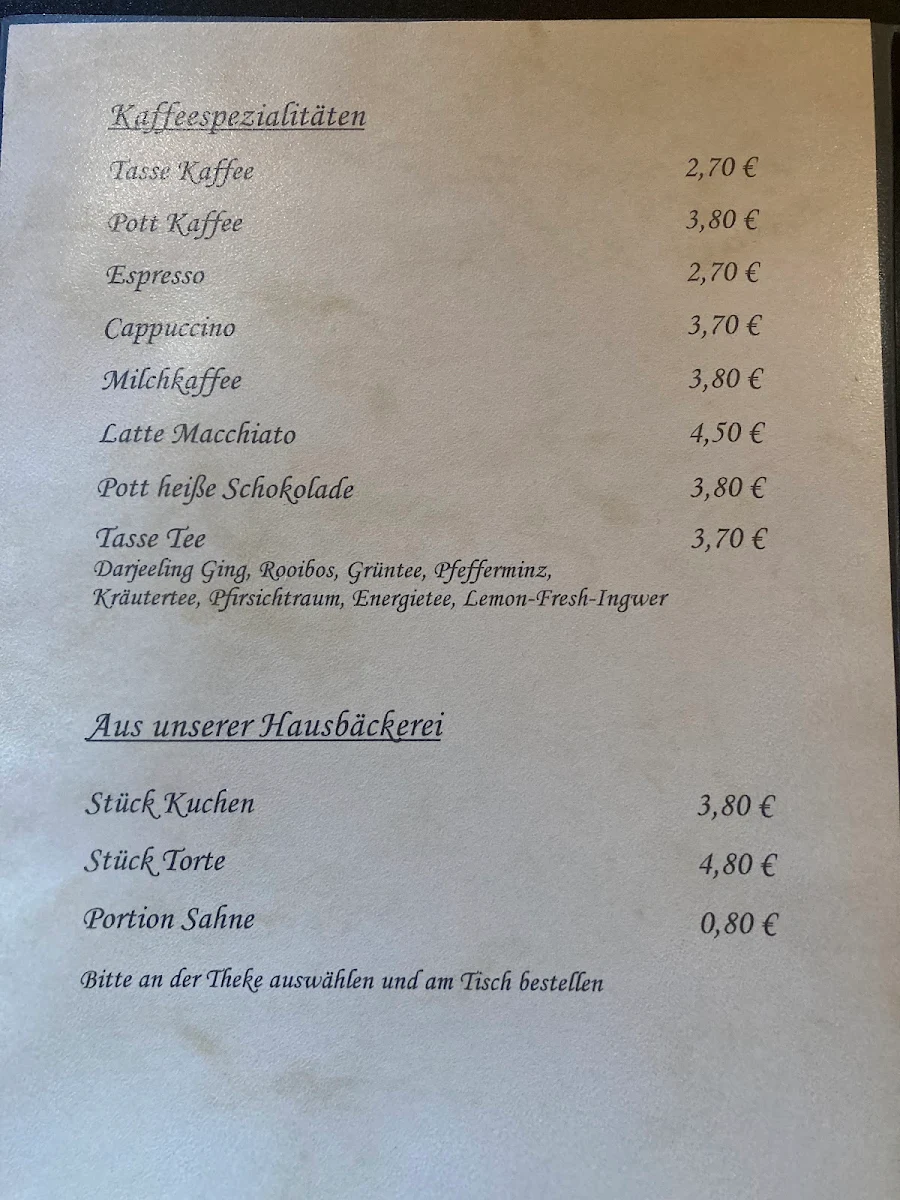 Speisekarte photo 1