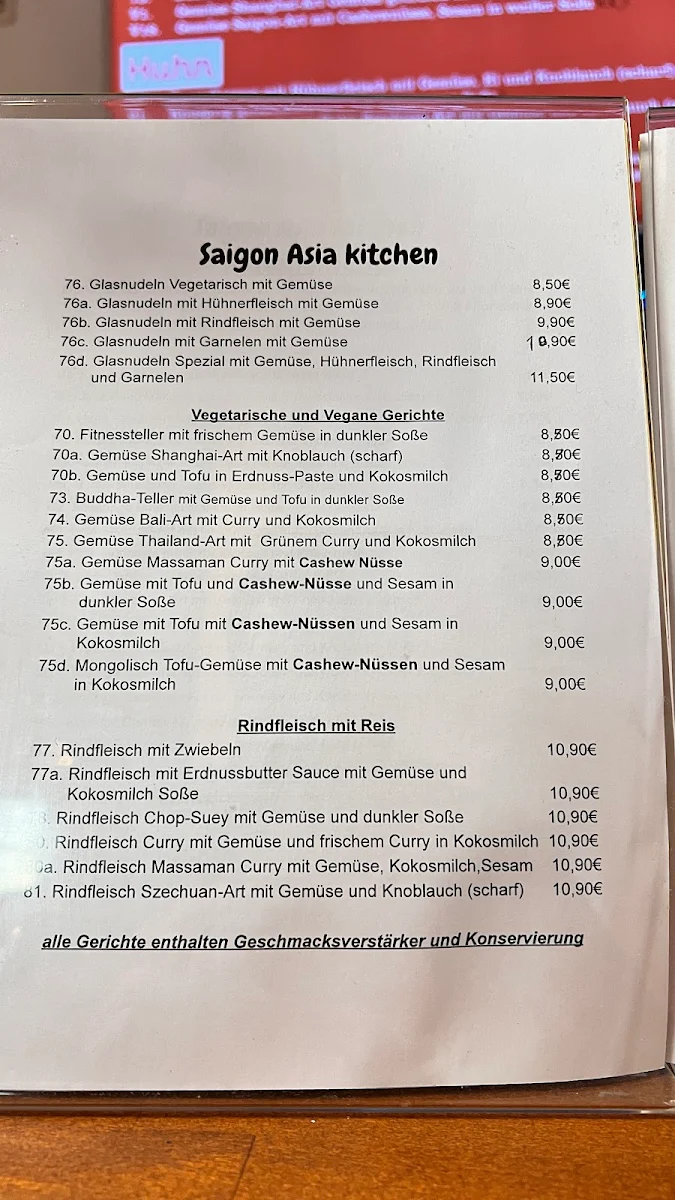 Speisekarte photo 1
