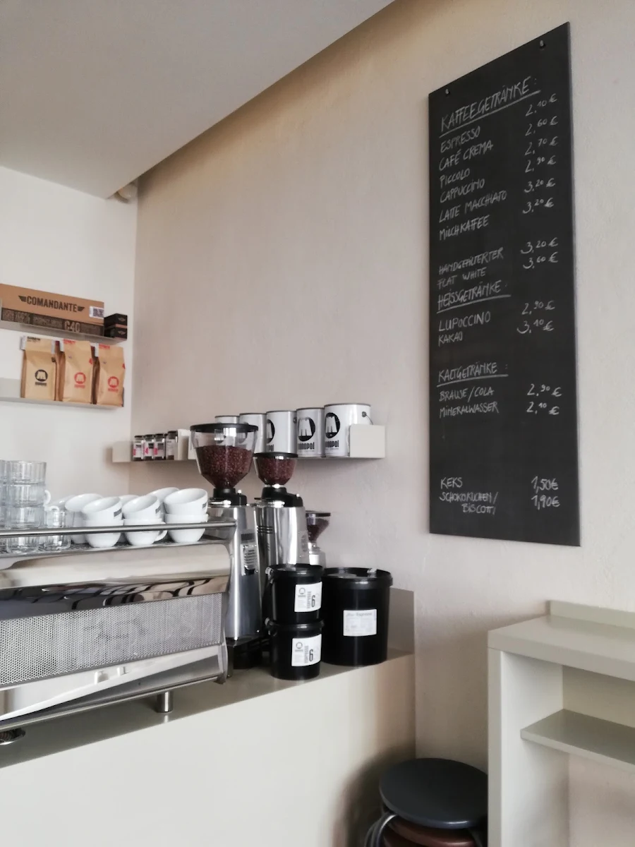 Speisekarte, Kaffee Monopol
