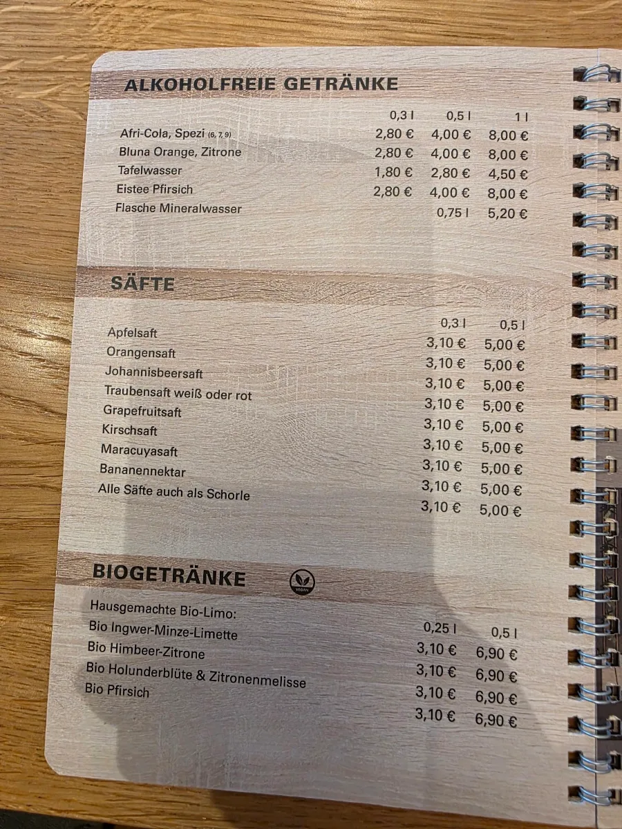 Speisekarte photo 2