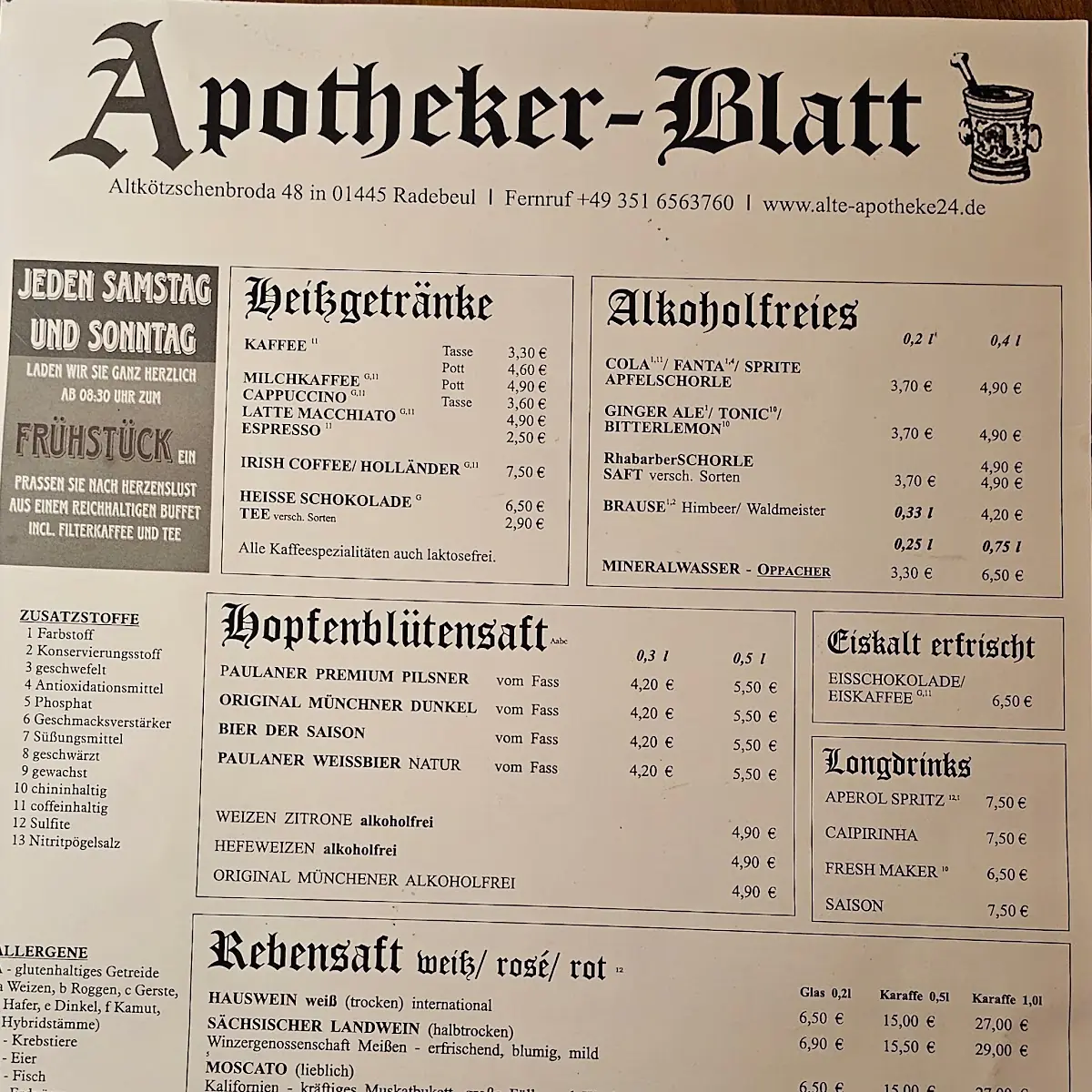 Speisekarte photo 1