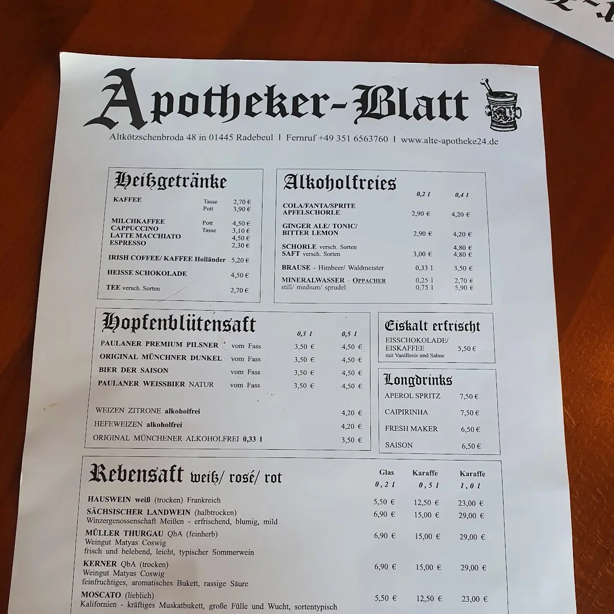 Speisekarte photo 8