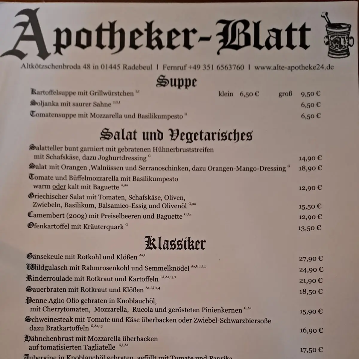 Speisekarte photo 9