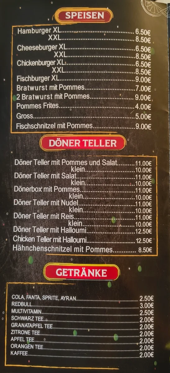 Speisekarte photo 1