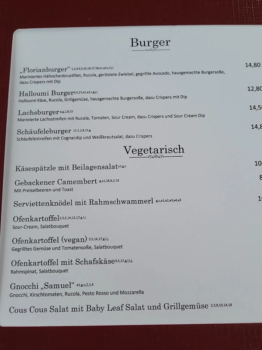 Speisekarte photo 5
