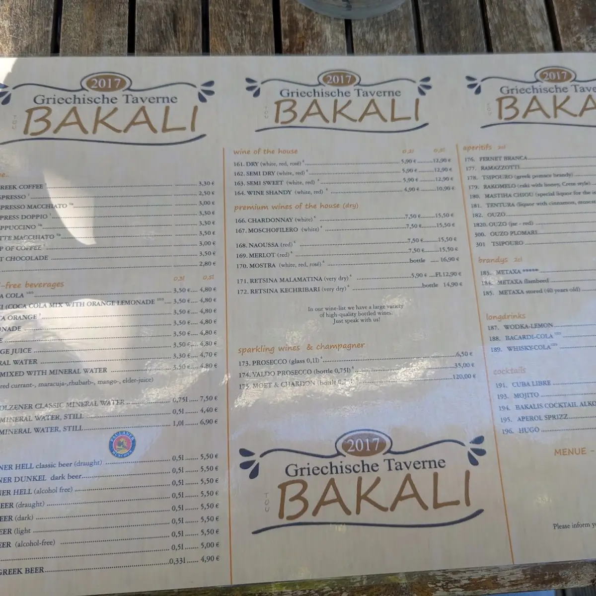 Speisekarte photo 2
