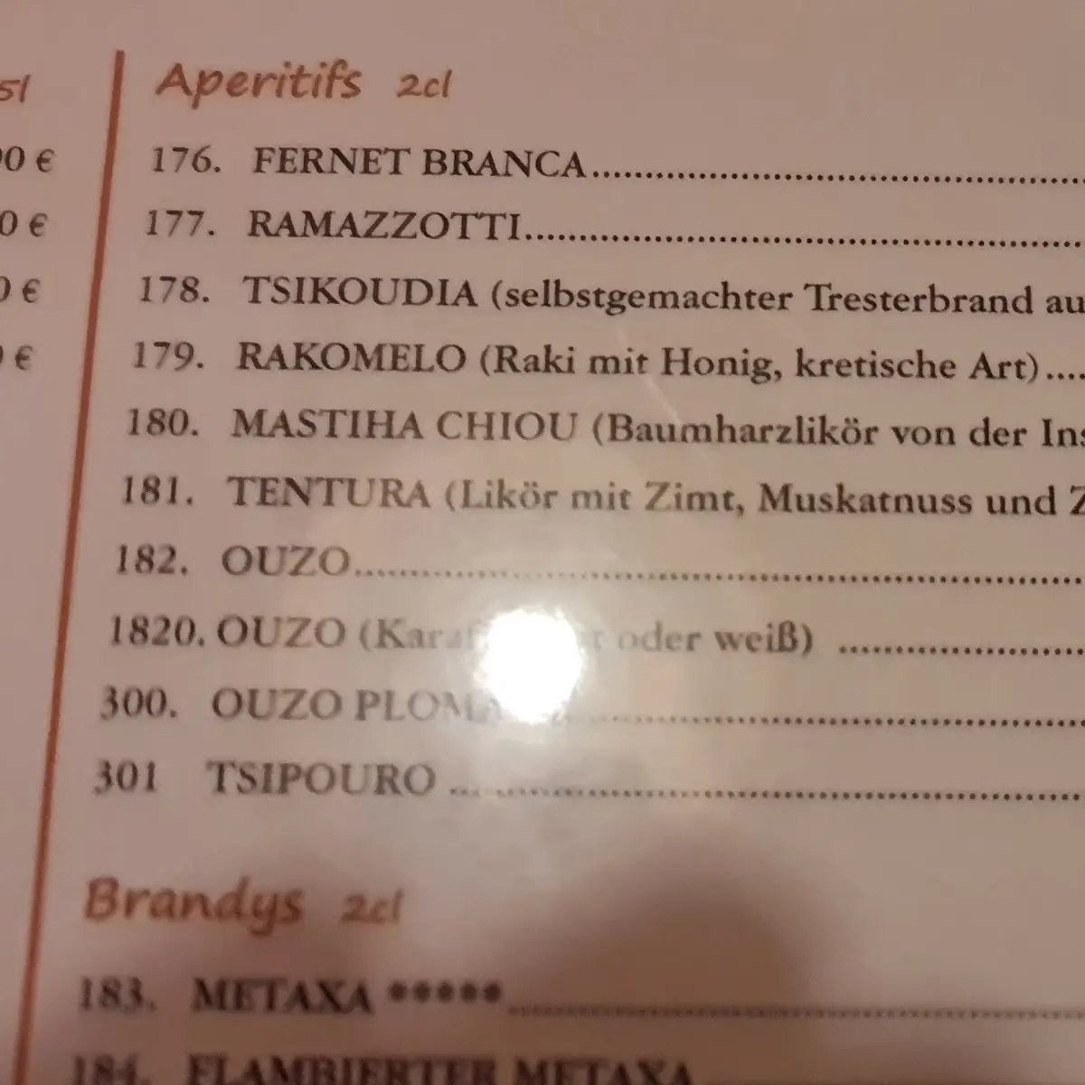 Speisekarte photo 9