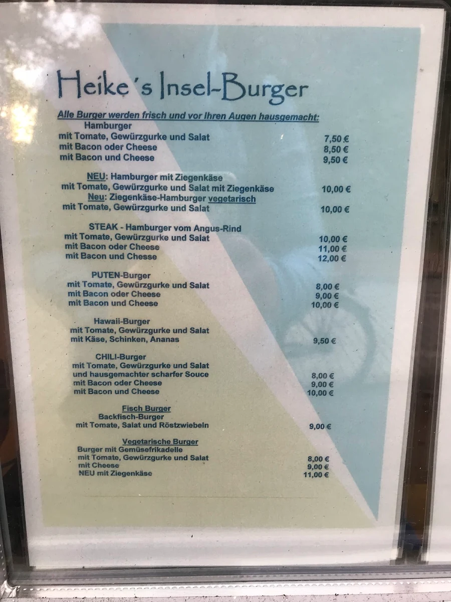 Speisekarte, Störtebeker's Stuv